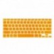 narancssárga - Puha szilikon billentyűzet borító védőbőr MacBook Pro Air 13 15 17 retinához
