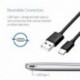 Nincs szín - 5X USB-C Type-C 3.1 adatszinkron töltő töltőkábel vezeték LOT Samsung S8 S9 készülékhez