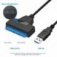 Nincs szín - USB 3.0 - SATA 22Pin adapterkábel 2,5 &quot külső merevlemez-meghajtó HDD SSD HQ-hoz