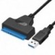 Nincs szín - USB 3.0 - SATA 22Pin adapterkábel 2,5 &quot külső merevlemez-meghajtó HDD SSD HQ-hoz