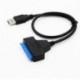 Nincs szín - USB 3.0 - SATA 22Pin adapterkábel 2,5 &quot külső merevlemez-meghajtó HDD SSD HQ-hoz