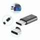 Nincs szín - 2PCS Type-C USB 3.1 Male to Micro USB Female Converter USB-C Adapter Konverter