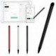 Fekete - 1db Kapacitív toll képernyő Stylus ceruza iPhone iPad táblagéphez Samsung