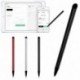 Fekete - 1db Kapacitív toll képernyő Stylus ceruza iPhone iPad táblagéphez Samsung