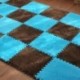 Zöld - DIY puha bársonyos plüss bolyhos szőrme szőnyeg bozontos szőnyeg hálószoba padlószőnyeg