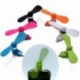 Kék - Aranyos Mini Micro USB elektromos ventilátor Android telefonhűtő hűtés SmartPhone-hoz