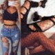 4 * - Divat női háló háló necc bodystockings minta harisnya harisnya harisnya