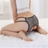 * 3 Fekete   Fehér Leopard egy ... - Női szexi fehérnemű csipke tanga G-string V-string bugyi Knickers fehérnemű