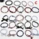 12PCS gyöngyházfényű színekGirl E ... - 100Pcs női lányok hajpánt nyakkendők kötélgyűrű rugalmas hajpánt lófarok