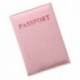 Rózsaszín - Dedikált szép utazási útlevél személyi igazolvány burkolat tartó tokvédő szervező JP