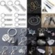 * 15 Elefánt kulcstartó - Hordozható kreatív ötvözet fém kulcstartó autó kulcstartó unisex kulcstartó kulcstartó