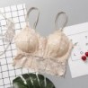 Bőrszín - Női csipke virágos termés felső melltartó mellény Bralet Camisole tartály felsők Bralette Bustier