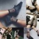 17. - Vintage női fodros íj necc boka magas zokni háló csipke hal háló rövid zokni