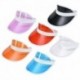 Rózsaszín - Unisex neon zöld rózsaszín póker visor sapka fejpánt sapka golf tenisz szarvasbuli számára