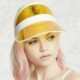Rózsaszín - Unisex neon zöld rózsaszín póker visor sapka fejpánt sapka golf tenisz szarvasbuli számára