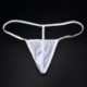 Fehér - Vékony pántos szexi férfi tanga - 1