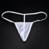 Fehér - Vékony pántos szexi férfi tanga - 1
