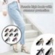 fehér - PU bőrből levehető cipőszíj szalag laza, magas sarkú cipő tartására