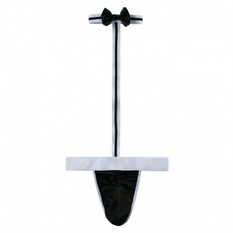 * 2 Fekete - Férfi G húr tanga dudor táska bugyi Micro Bikini T-back fehérnemű nadrág rövid