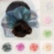 Lila - Fantasztikusan ragyogó Organza hajgyűrűk Szalaggumikötések Túlméretes ráncfelvarrók