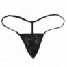 * 1 Fekete - Szexi férfi G-string nadrág Mesh fehérnemű T-back rövidnadrág Bikini alsónadrág Új