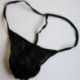 * 1 Fekete - Szexi férfi G-string nadrág Mesh fehérnemű T-back rövidnadrág Bikini alsónadrág Új