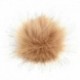 Khaki - 10 cm-es mosómedve szőrös bolyhos Pom Pom labda kalapos ruházat táska cipők kulcstartó barkácsolás