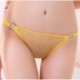 Kék - Női hálós, átlátszó, V-string bugyi fehérnemű fehérnemű, szexi rövidnadrág, tangák G-String