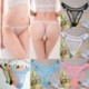 Fekete - Női hálós, átlátszó, V-string bugyi fehérnemű fehérnemű, szexi rövidnadrág, tangák G-String