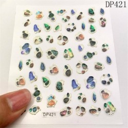 Ideiglenes köröm tetoválás - vízálló matrica - unisex - Pillangó mintás - DP421 verzió