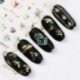 Ideiglenes köröm tetoválás - vízálló matrica - unisex - Pillangó mintás - DP416 verzió