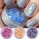 Nincs szín - 12Colors / Set Nail Art Jeges Mylar Glitter por akril UV gél tippek dekoráció