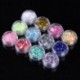 Nincs szín - 12Colors / Set Nail Art Jeges Mylar Glitter por akril UV gél tippek dekoráció