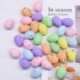 Sárga - Húsvéti buborék tojás DIY Kézzel készített húsvéti hab élénk színű tojás dekorok hamis x1 T3C1
