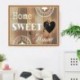 1 * Siófok Zuhause / 40X30cm - Home Sweet Home 5D barkács teljes fúró gyémántfestés keresztszemes kézimunka