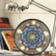 * 2 Mandala - DIY LED gyémántfestés Mandala teljes fúróval, speciális alakú könnyű lakberendezés