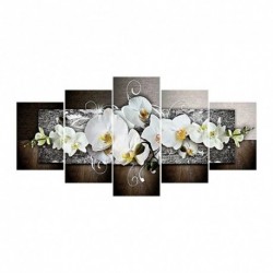 * 1 Falter Orchidee - 5db 5D barkács teljes fúró gyémántfestő lepke orchidea keresztöltés hímzés