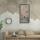 Nincs szín - DIY 5D Art Picture Diamond teljes körű fúrófestés jégmadár virág készlet
