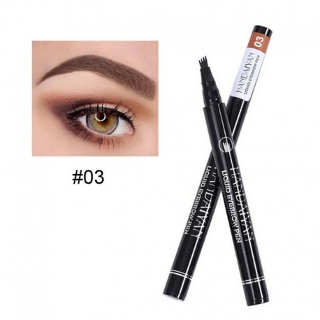 * 3 - Microblading 4 tipp szemöldök tetováló toll vázlat smink tinta kozmetika tartós