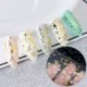 Arany színű - Ideiglenes köröm tetoválás - vízálló matrica - unisex - Ünnepi - Hópehely mintákkal