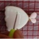 Tű végű sütemény - fondant - marcipán formázó