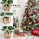 100db 15x12x3mm-es Szív alakú fa dísz - LOVE gravítozással - Ünnepi dísz - Karácsonyi dekoráció - 1