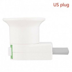 US Plug - E27 csavaros csatlakozódugó kapcsoló ágyas izzó fali lámpa tartó tartó adapterrel