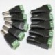 Női - DC 12 V-os tápfeszültség-csatlakozó adapter 5050 3528 LED-szalag fényforrásokhoz