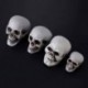 9 * 10 * 12,5 cm - Műanyag mini emberi koponya dekor prop csontváz fej Halloween kávézók dekoráció