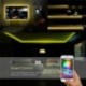 Nincs szín - Bluetooth USB LED szalagfény 5050 RGB IR távirányító a TV PC hátoldalához