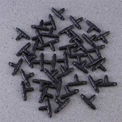 10 db - 50db öntözőcsatlakozó mikrocső rendszer 4 / 7mm Barb öntözés csepegtető tömlő