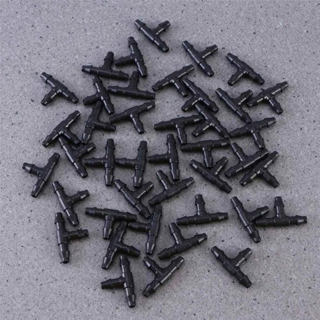 10 db - 50db öntözőcsatlakozó mikrocső rendszer 4 / 7mm Barb öntözés csepegtető tömlő