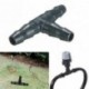 10 db - 50db öntözőcsatlakozó mikrocső rendszer 4 / 7mm Barb öntözés csepegtető tömlő