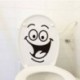 * 6 - 3D kivehető mosollyal arcú fürdőszoba matricák dekor WC-ülés falmatrica vinilhez